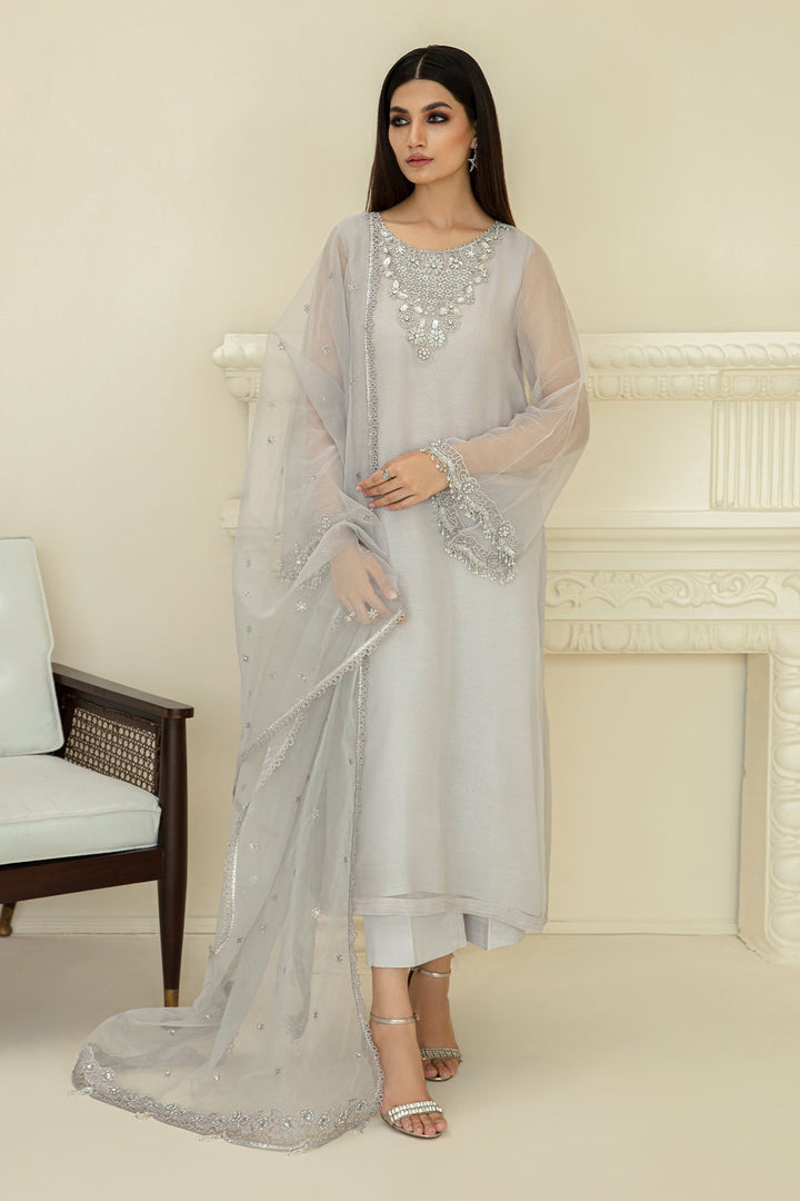 EMBROIDERED CHIFFON PR-824