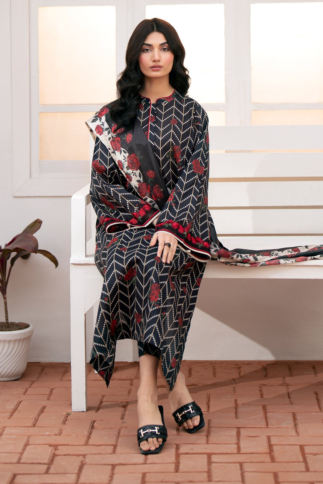 DIGITAL PRINTED LAWN UF-538