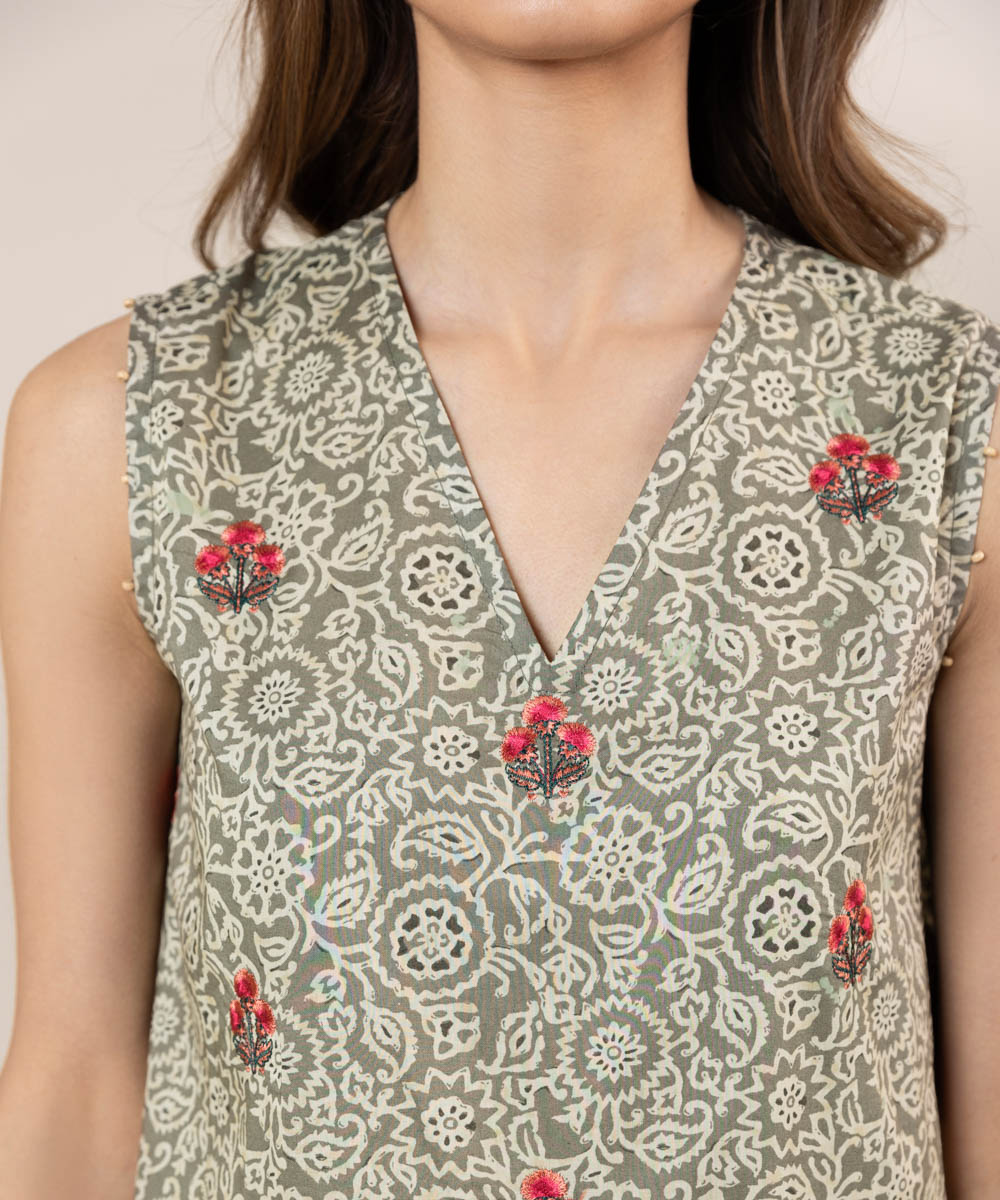 Embroidered Lawn Shirt