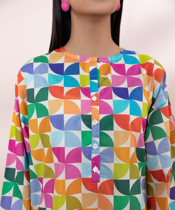 Printed Cambric Shirt