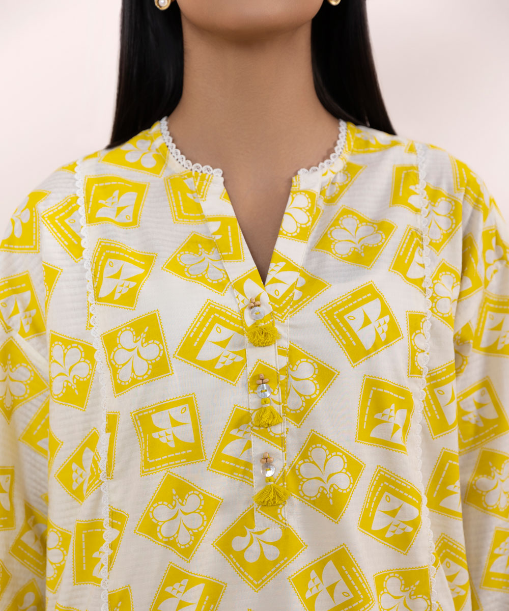 Printed Cambric Shirt