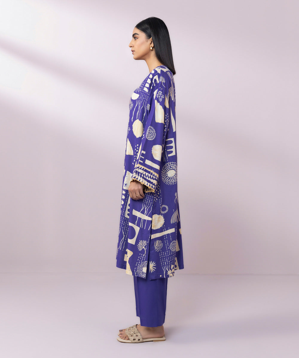 Printed Arabic Lawn Shirt