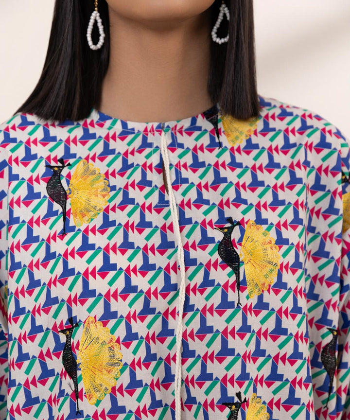 Embroidered Cambric Shirt