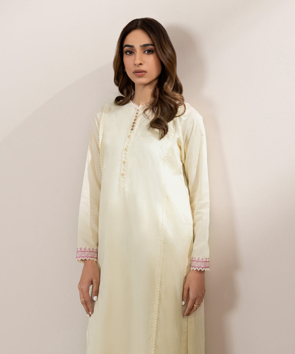 Embroidered Jacquard Shirt