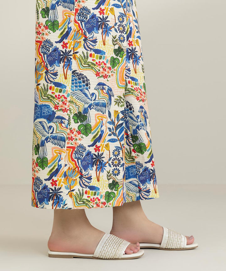 Printed Dobby Culottes