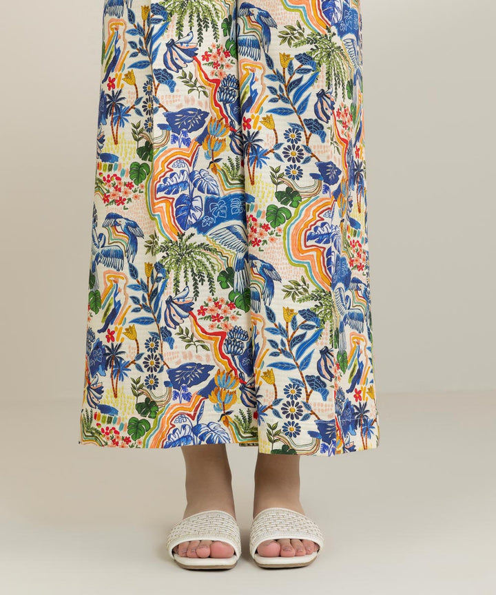 Printed Dobby Culottes