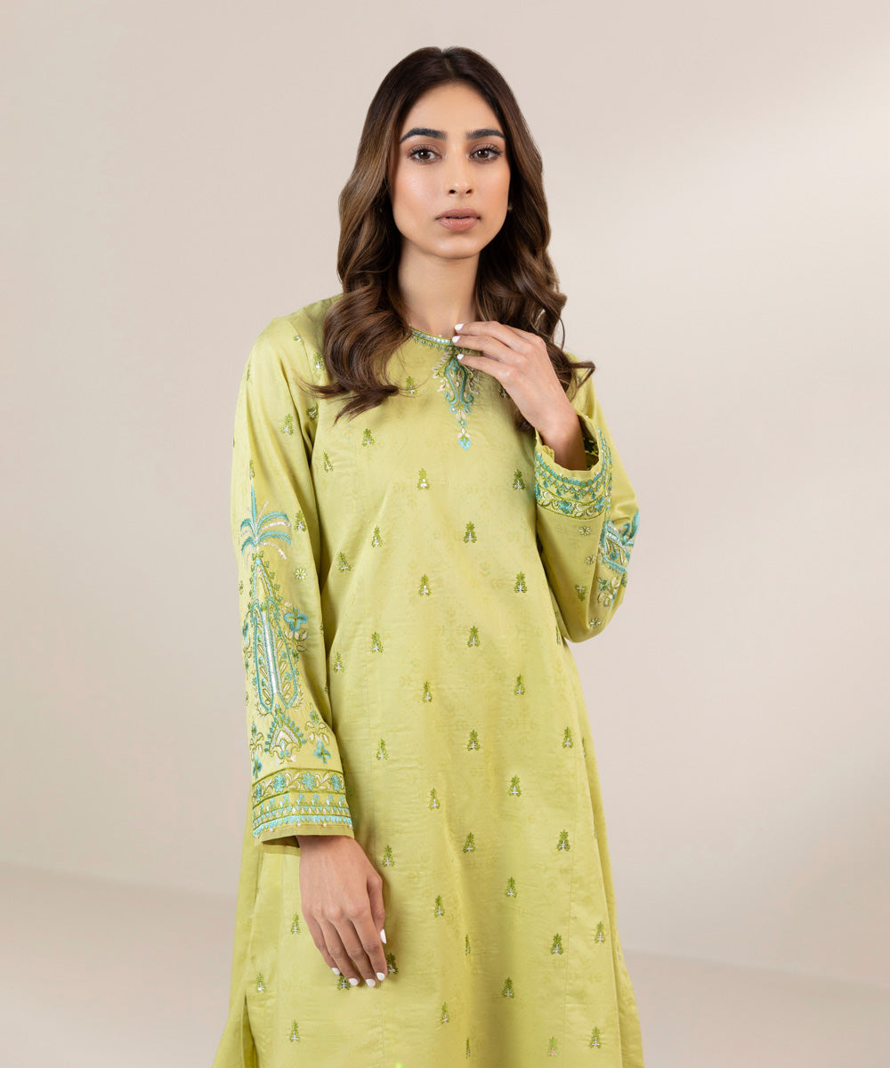 Embroidered Jacquard Shirt