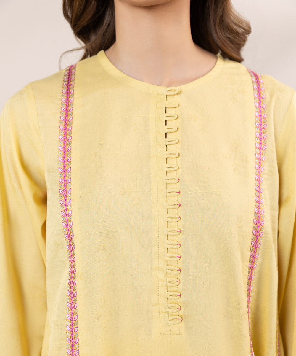 Embroidered Jacquard Shirt