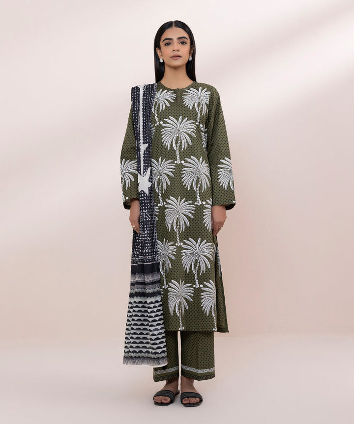 Block Printed Voile Dupatta