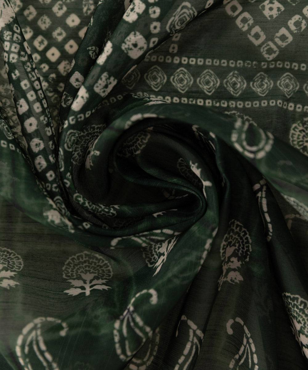 Block Printed Manaar Dupatta