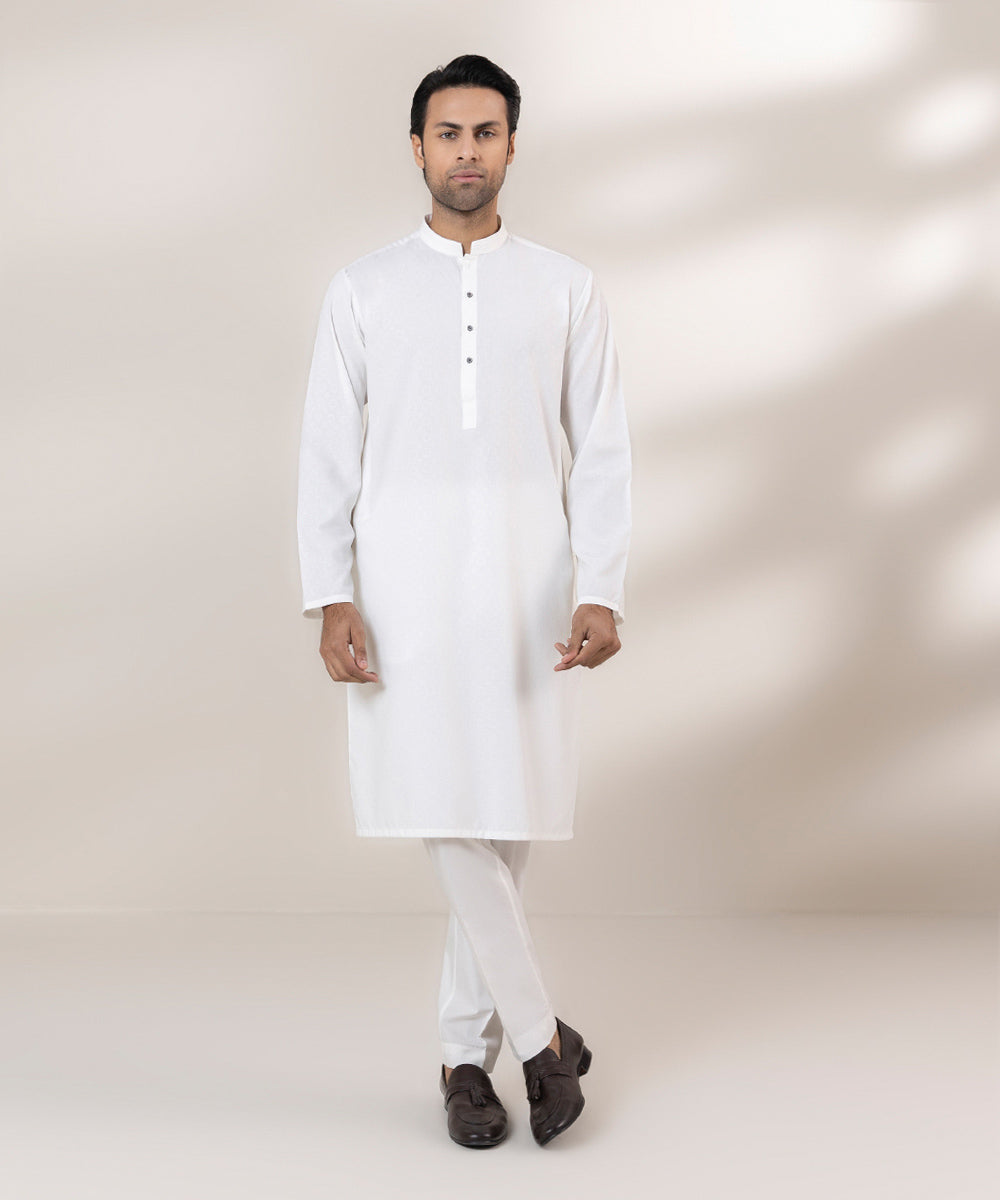 Blended Jacquard Kurta