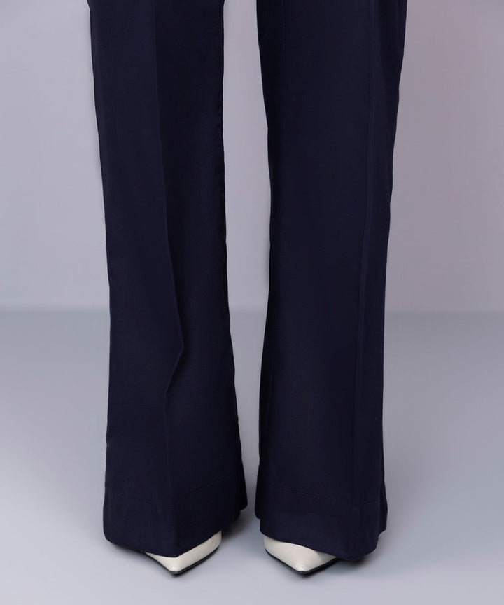 Cambric Boot-cut Pants