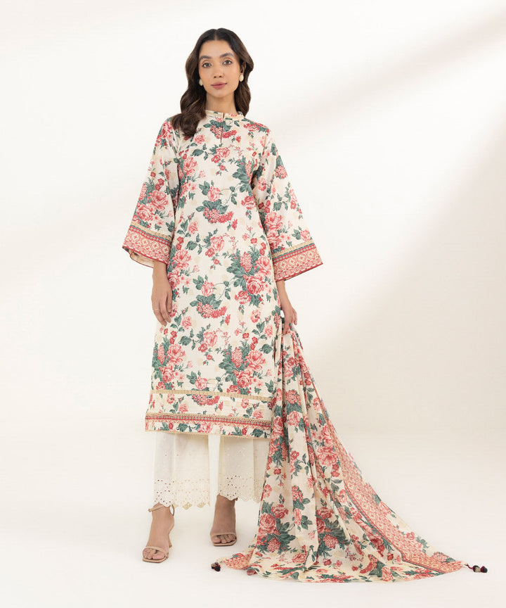 2 Piece - Printed Lawn Suit