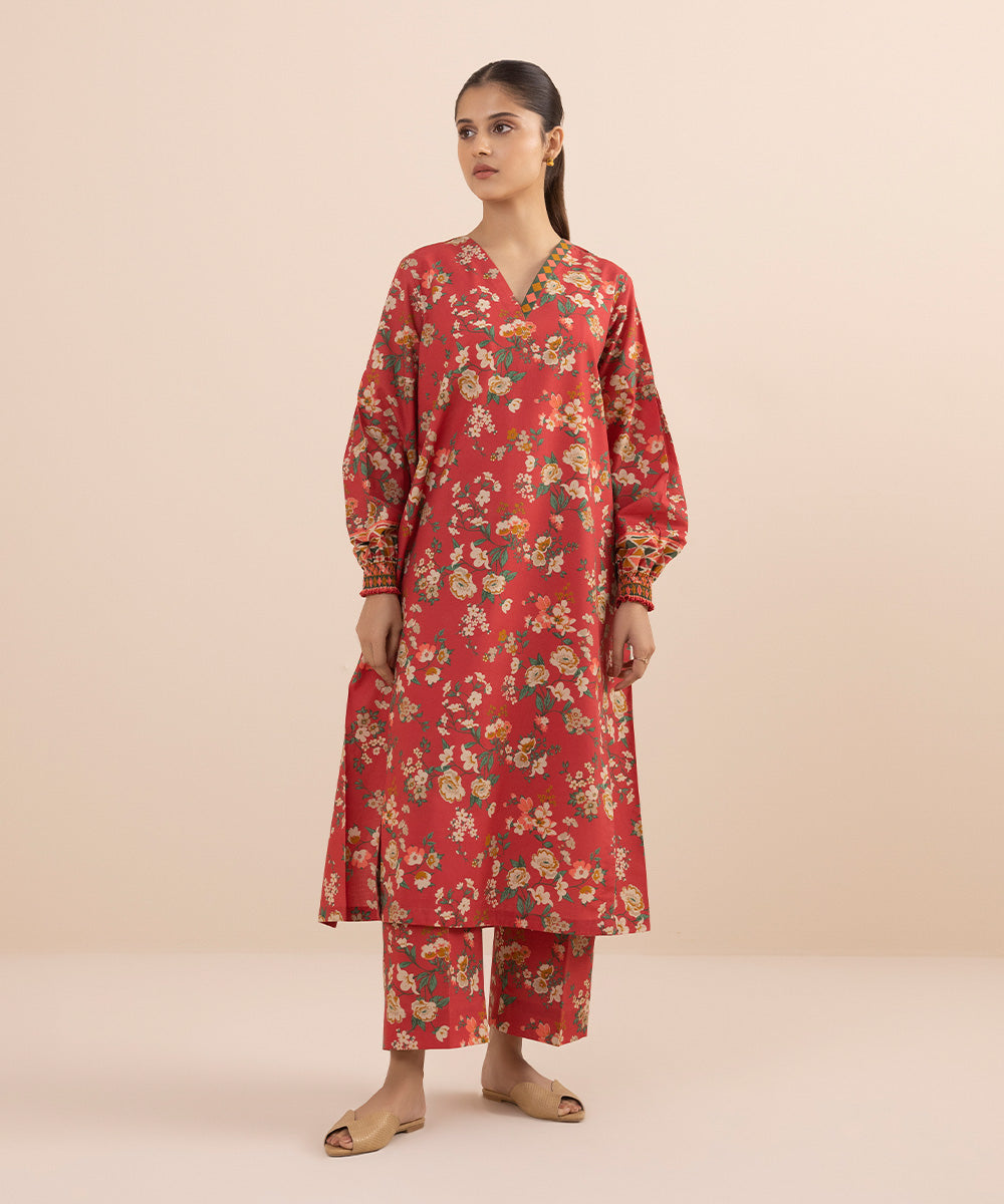 2 Piece - Printed Lawn Suit