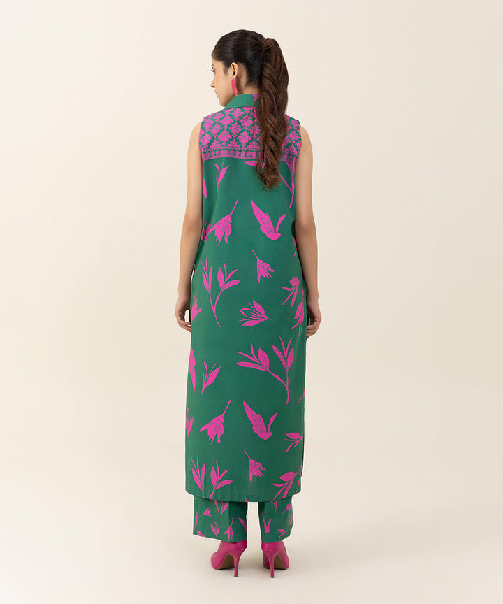 2 Piece - Printed Cambric Suit