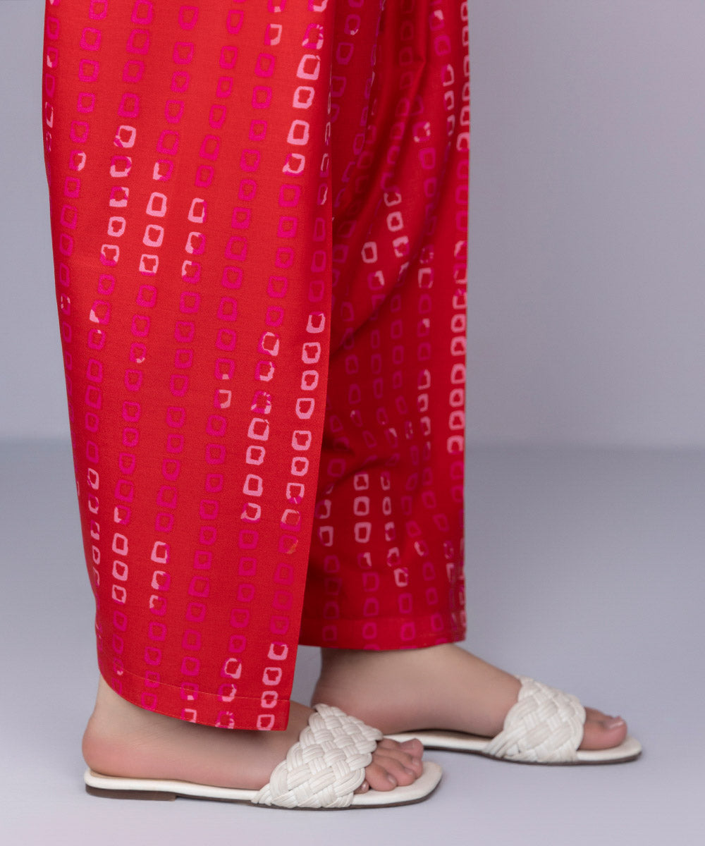 Printed Cambric Shalwar