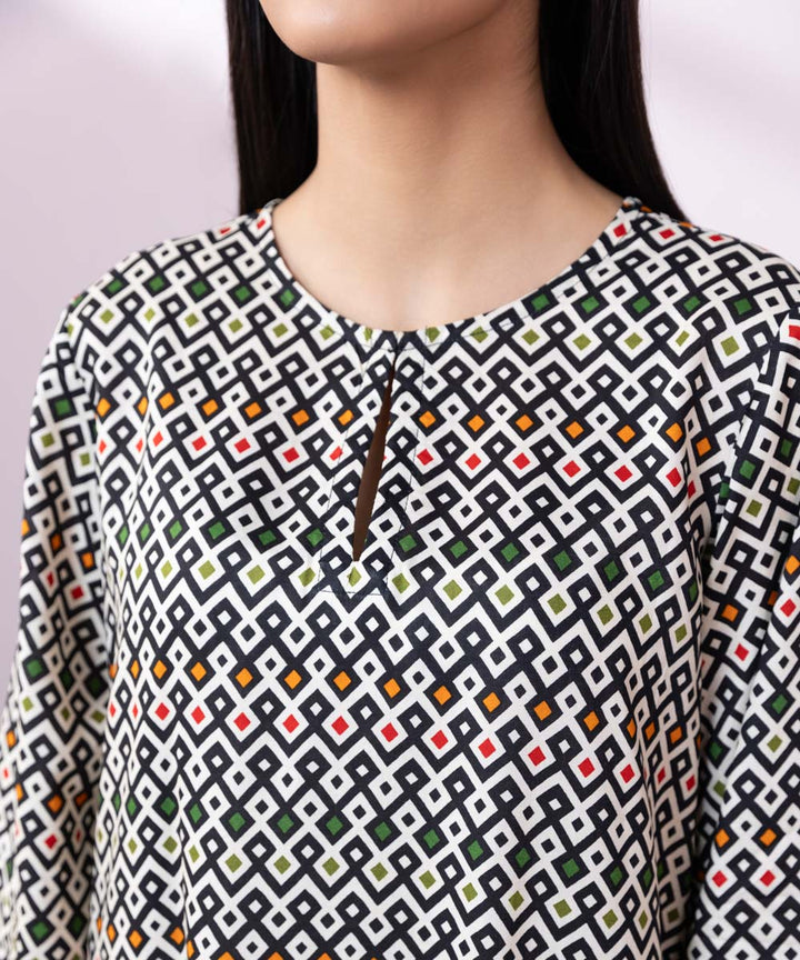 Printed Arabic Lawn Shirt