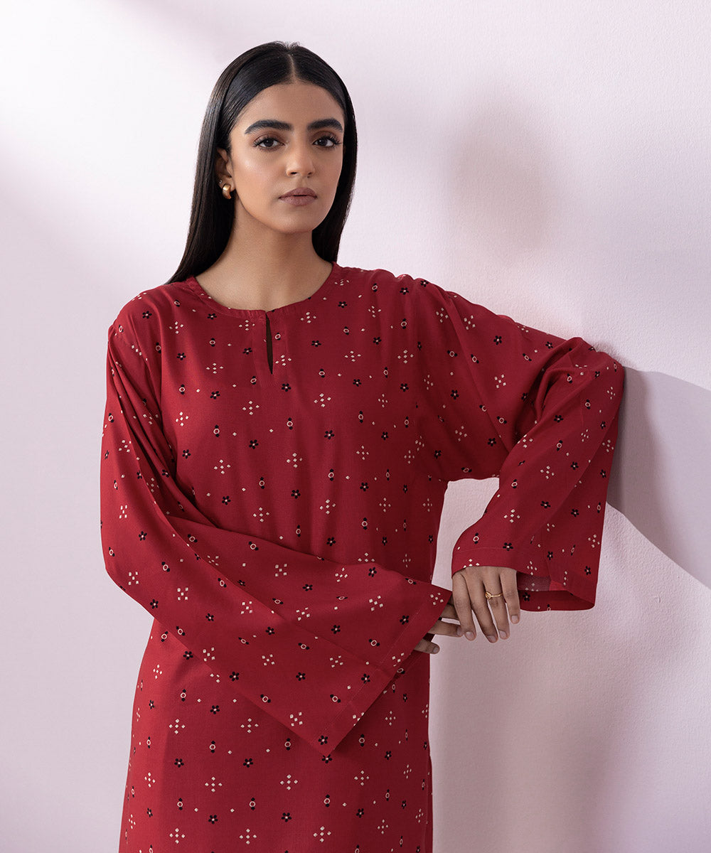 Printed Arabic Lawn Shirt