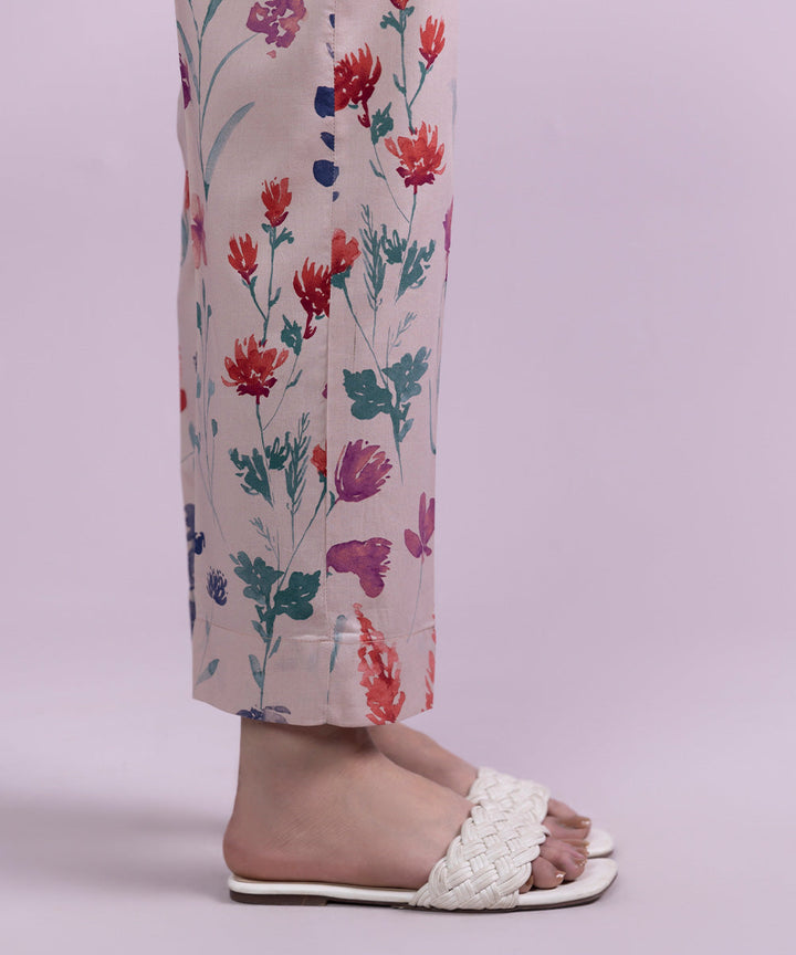 Printed Cotton Viscose Pants