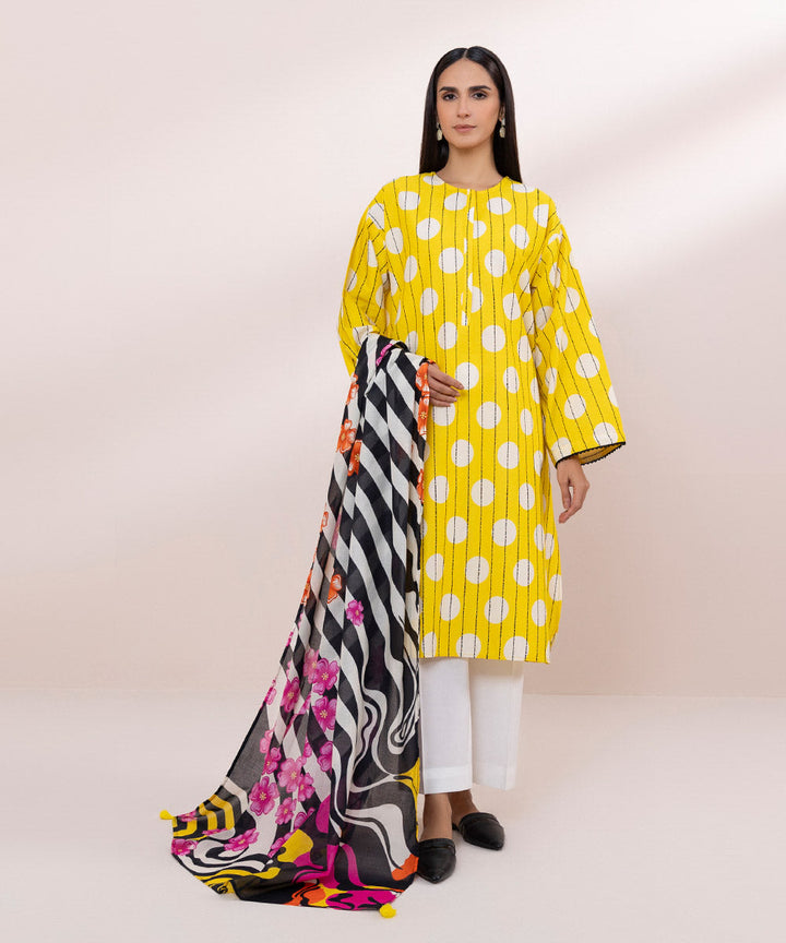 Printed Voile Dupatta