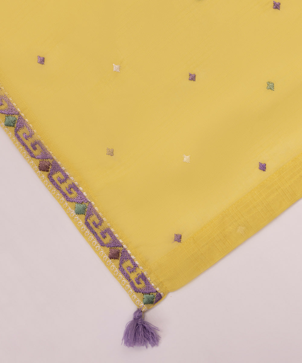 Embroidered Voile Dupatta