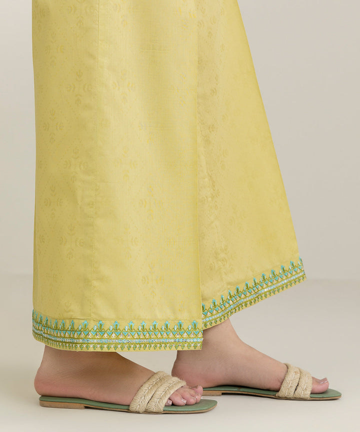 Embroidered Jacquard Culottes