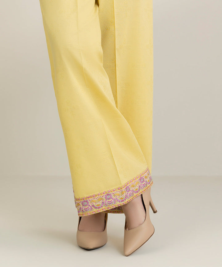 Embroidered Jacquard Culottes