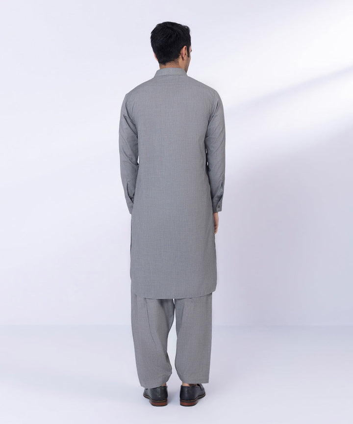 Textured Wash & Wear Suit