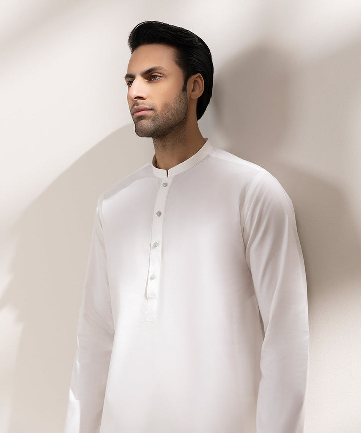 Embroidered Cotton Kurta