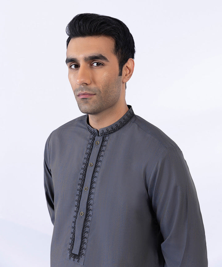 Embroidered Wash & Wear Kurta