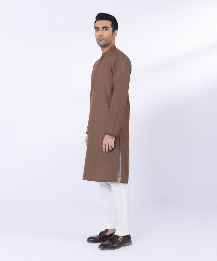 Embroidered Wash & Wear Kurta