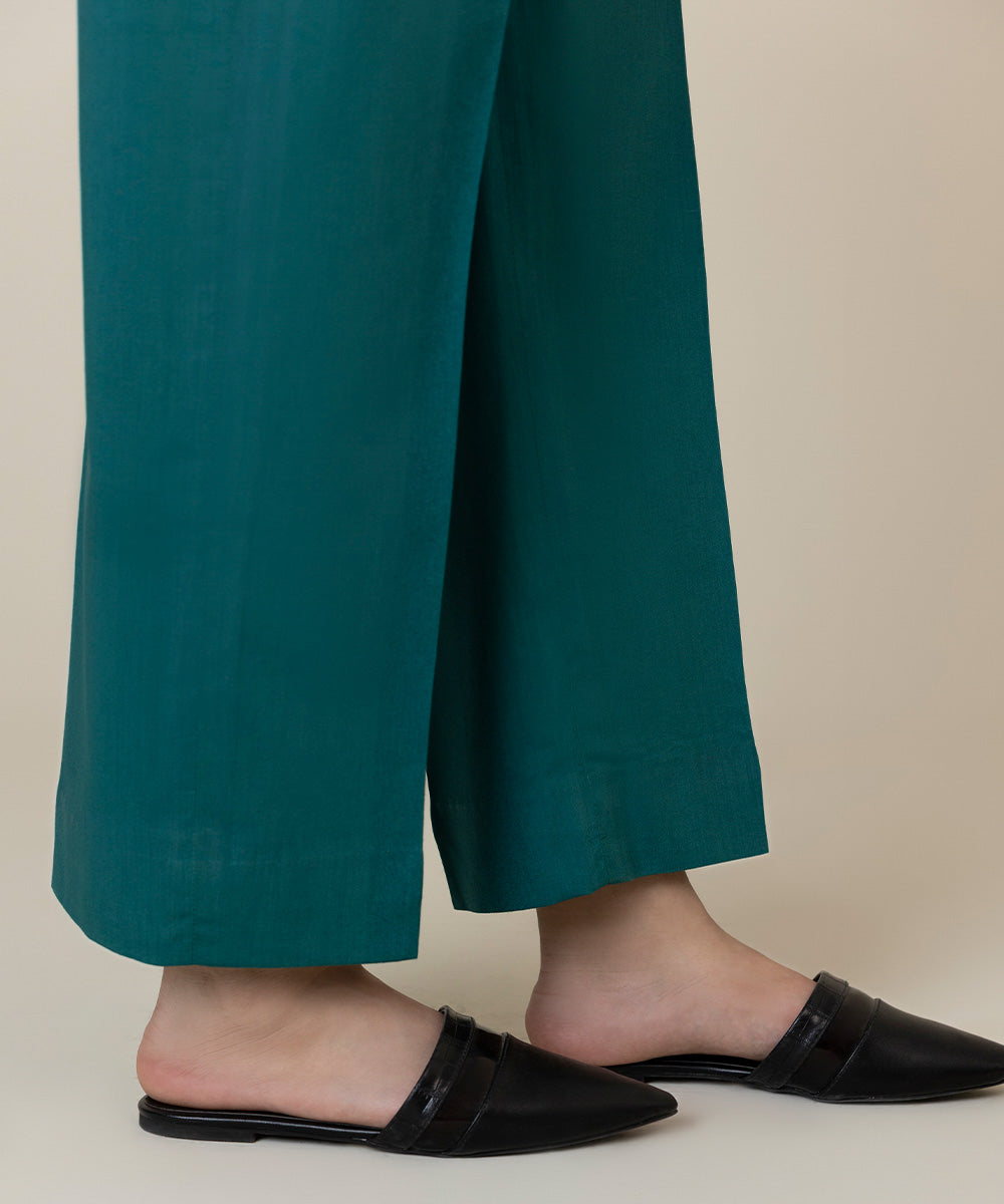 Dyed Cotton Trousers