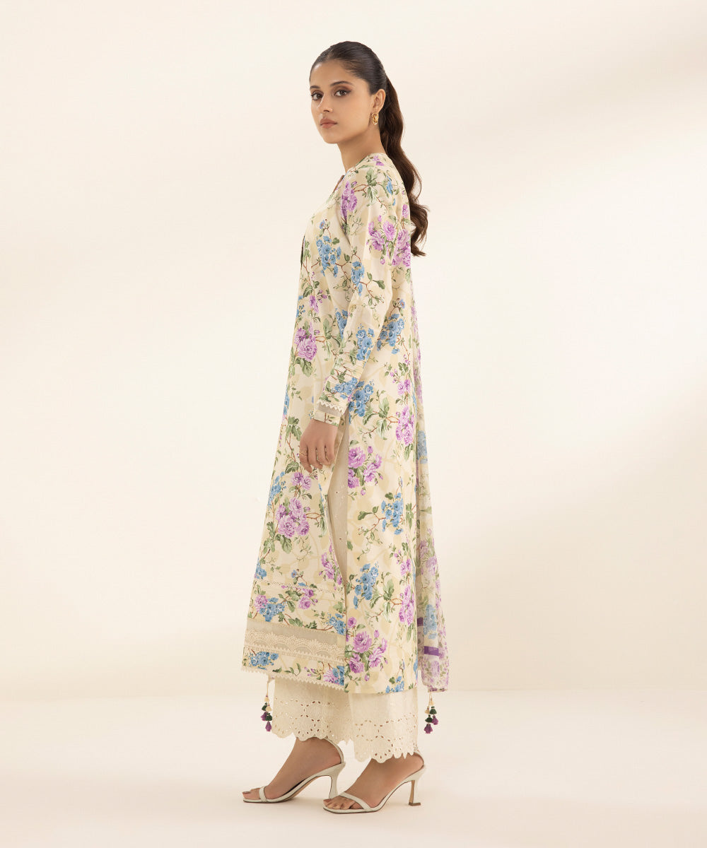 2 Piece - Printed Lawn Suit