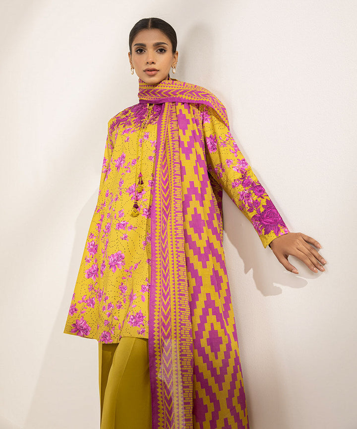 2 Piece - Embroidered Lawn Suit