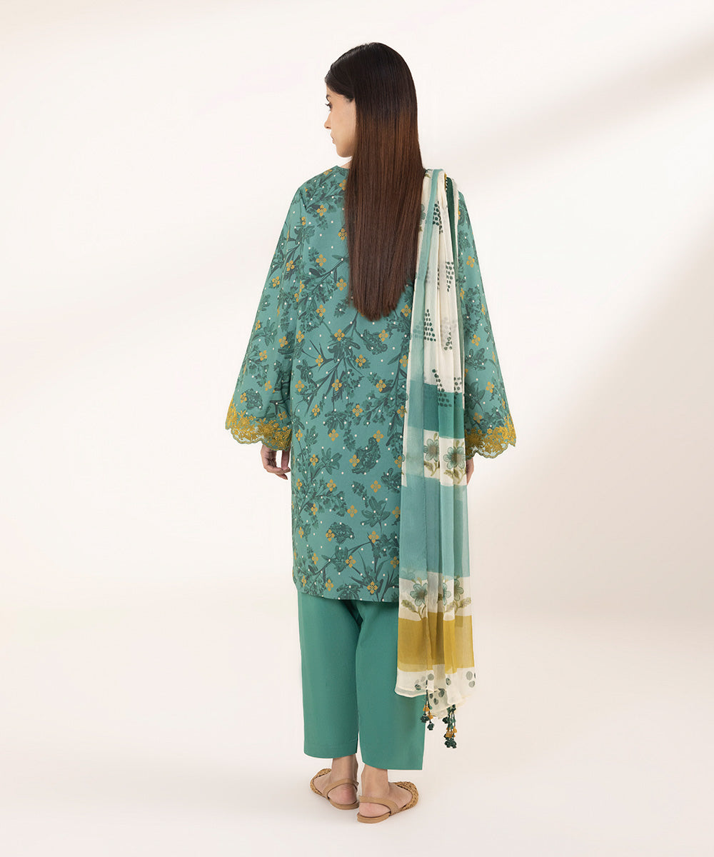 2 Piece - Embroidered Lawn Suit