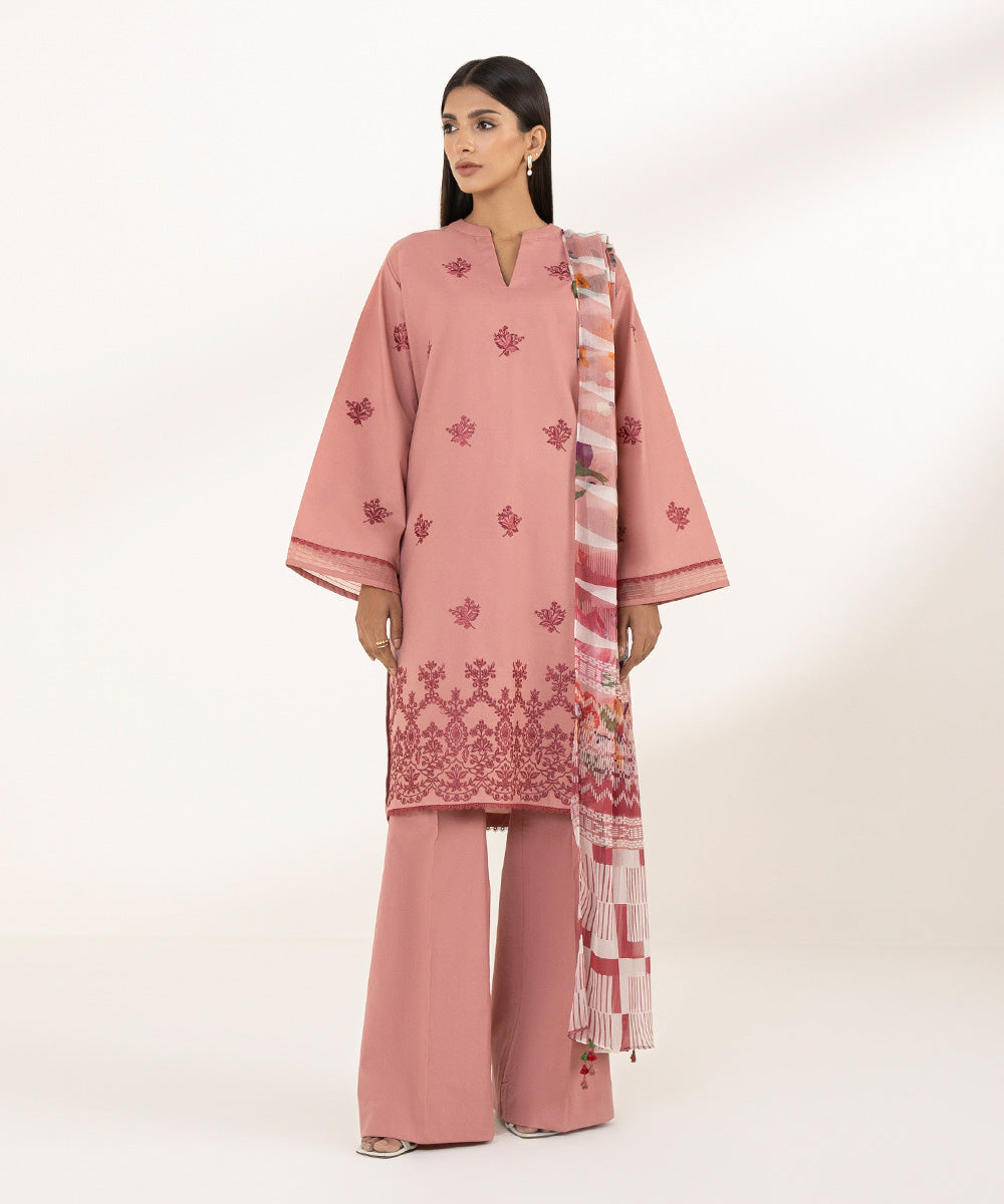 2 Piece - Embroidered Lawn Suit