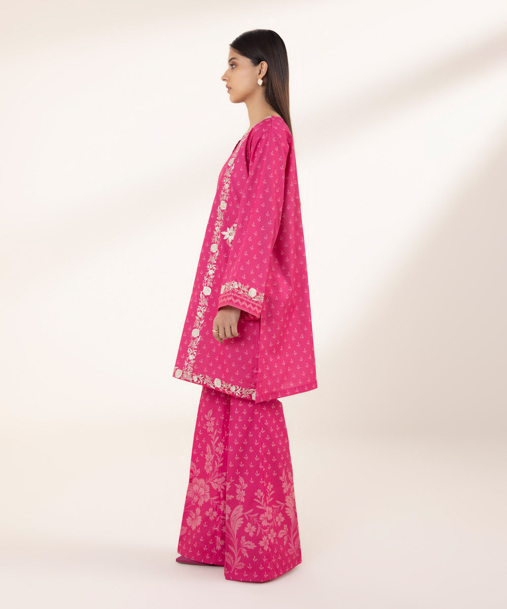 2 Piece - Embroidered Lawn Suit