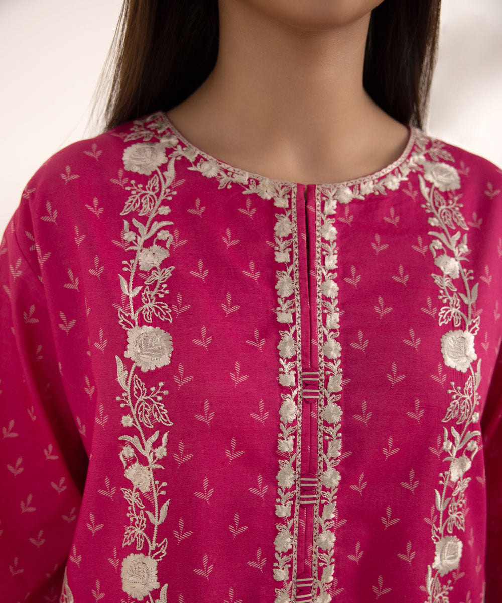 2 Piece - Embroidered Lawn Suit