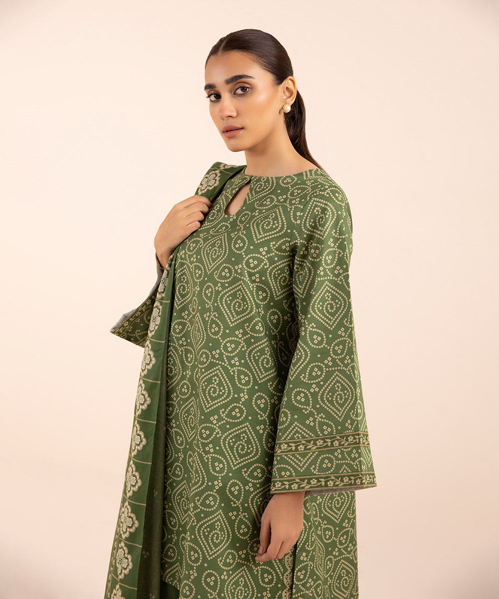 3 Piece - Printed Lawn Suit