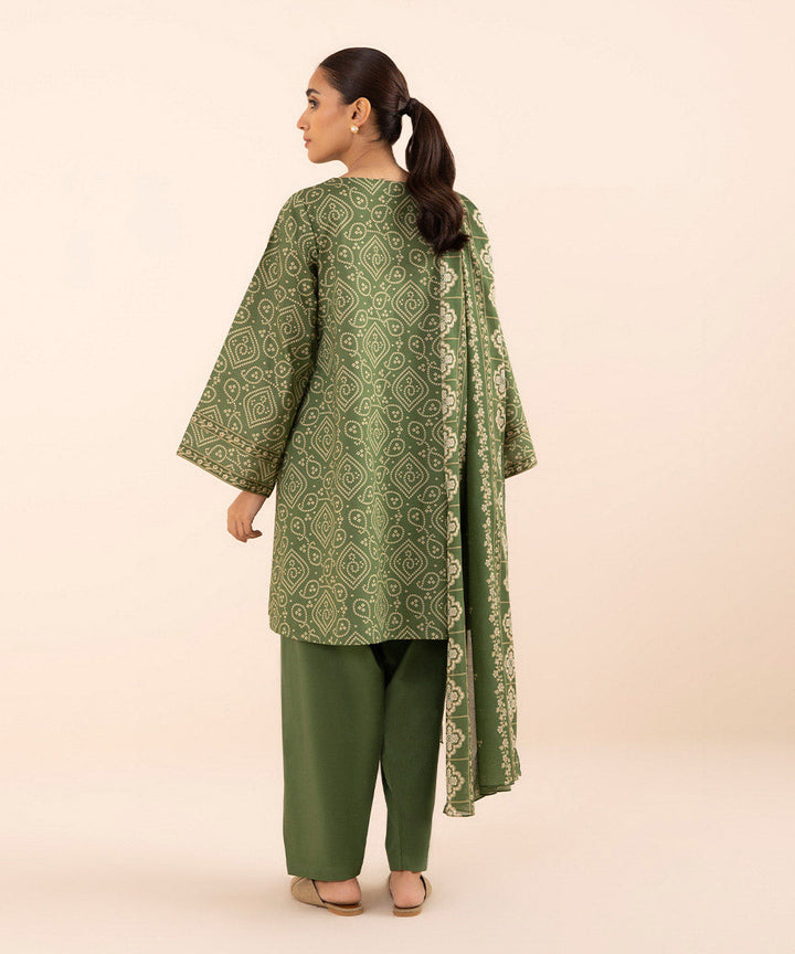 3 Piece - Printed Lawn Suit