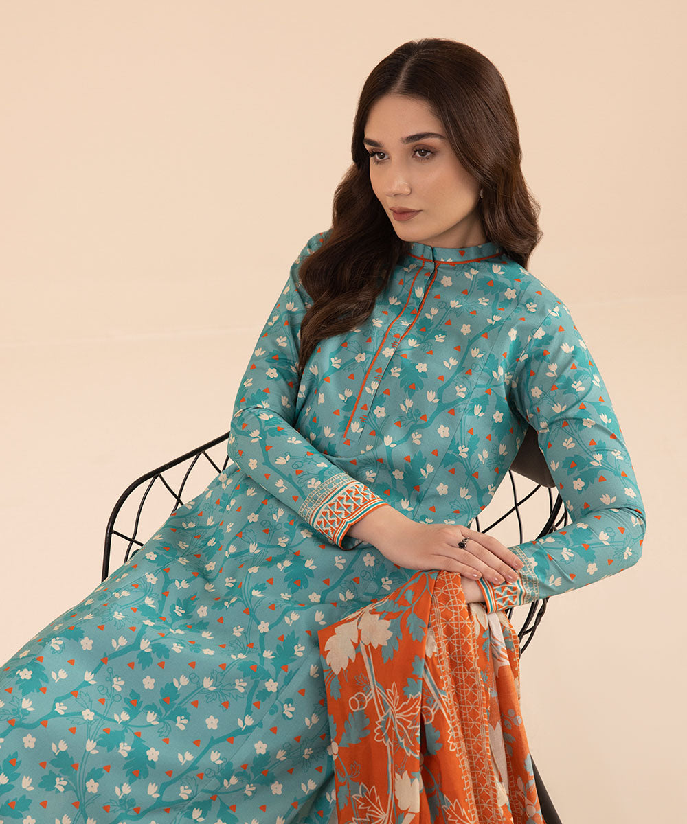 3 Piece - Printed Lawn Suit