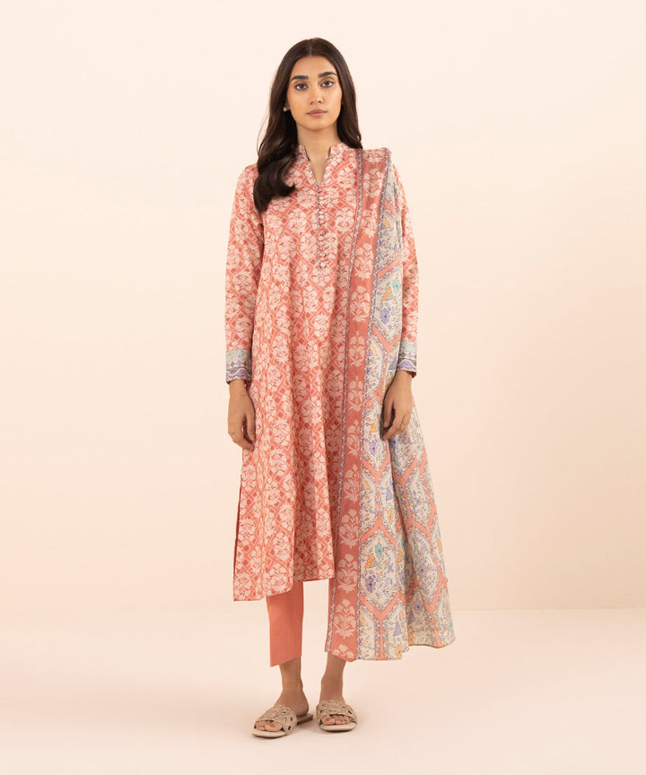 3 Piece - Printed Lawn Suit