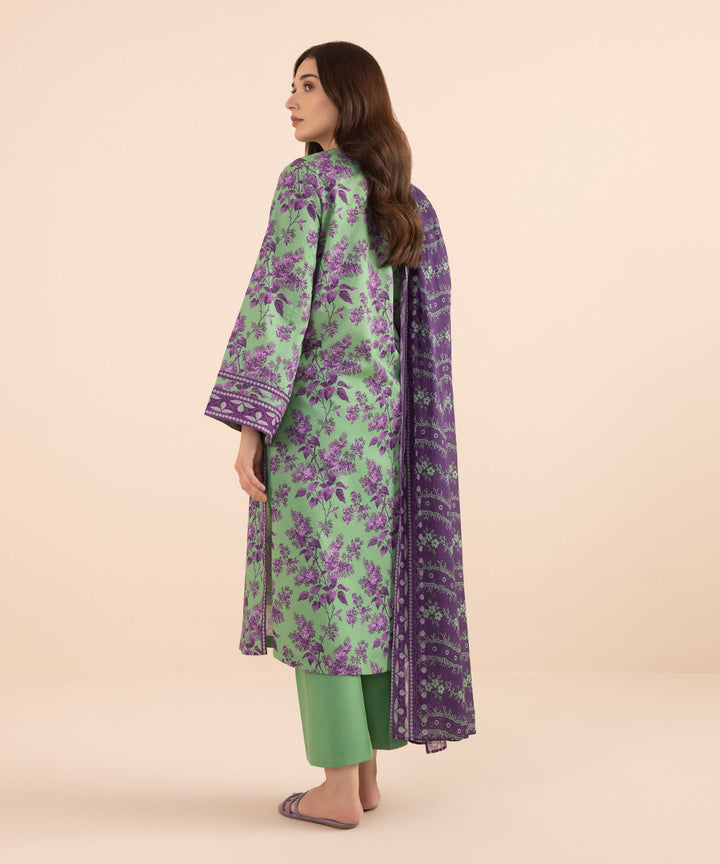 3 Piece - Printed Lawn Suit