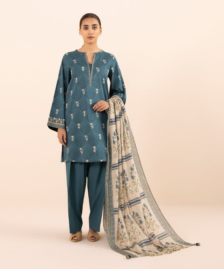 3 Piece - Printed Lawn Suit