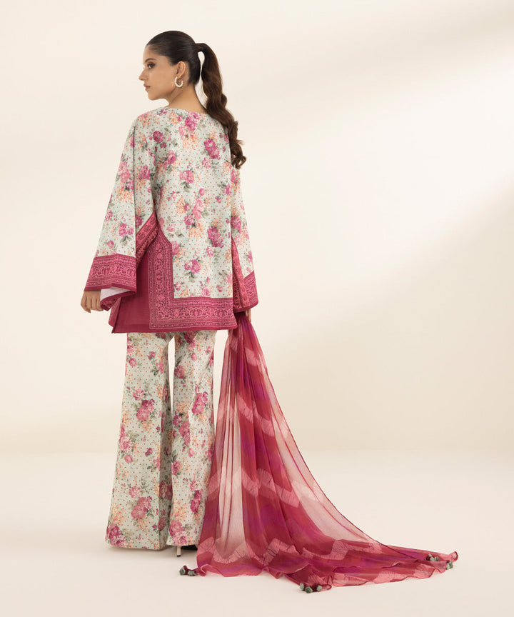 3 Piece - Printed Lawn Suit