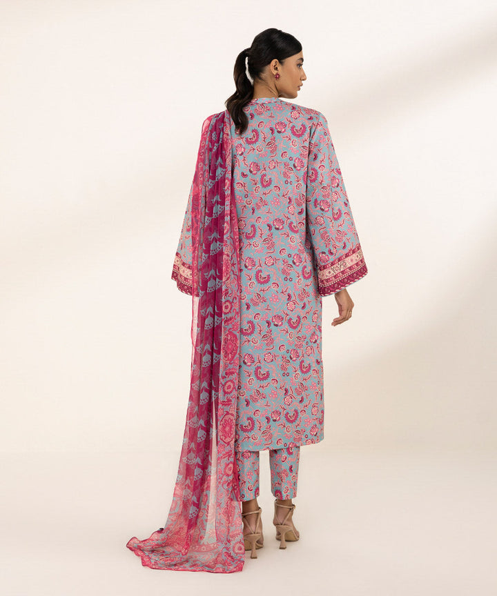 3 Piece - Printed Lawn Suit