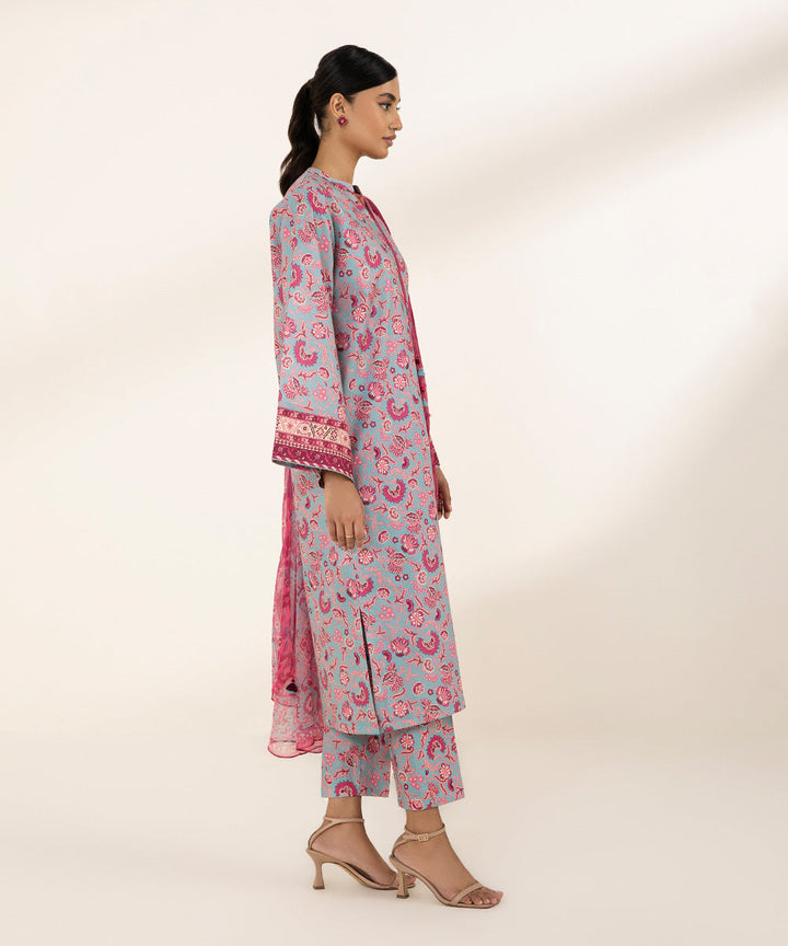 3 Piece - Printed Lawn Suit