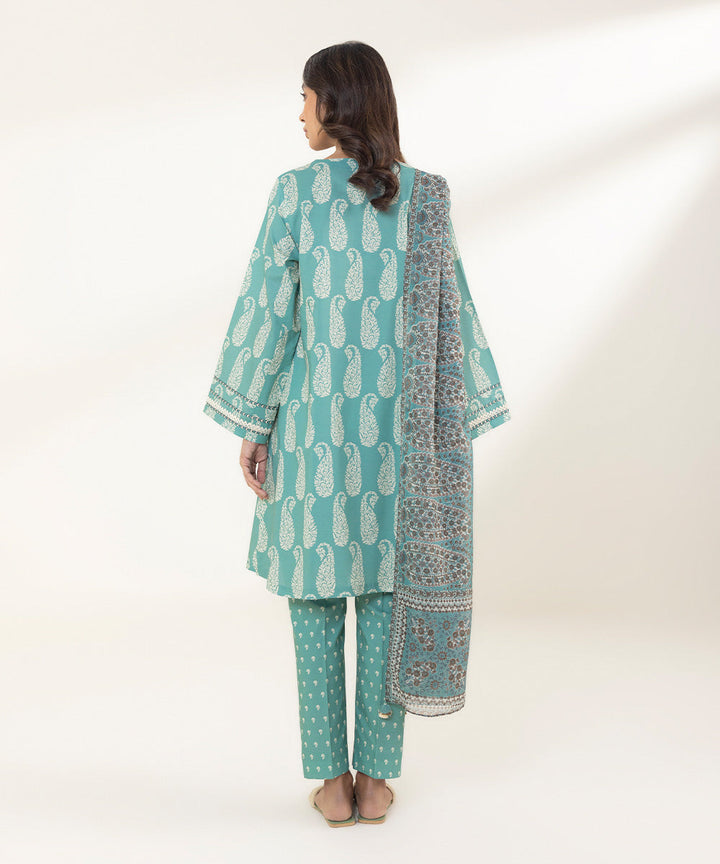 3 Piece - Printed Lawn Suit