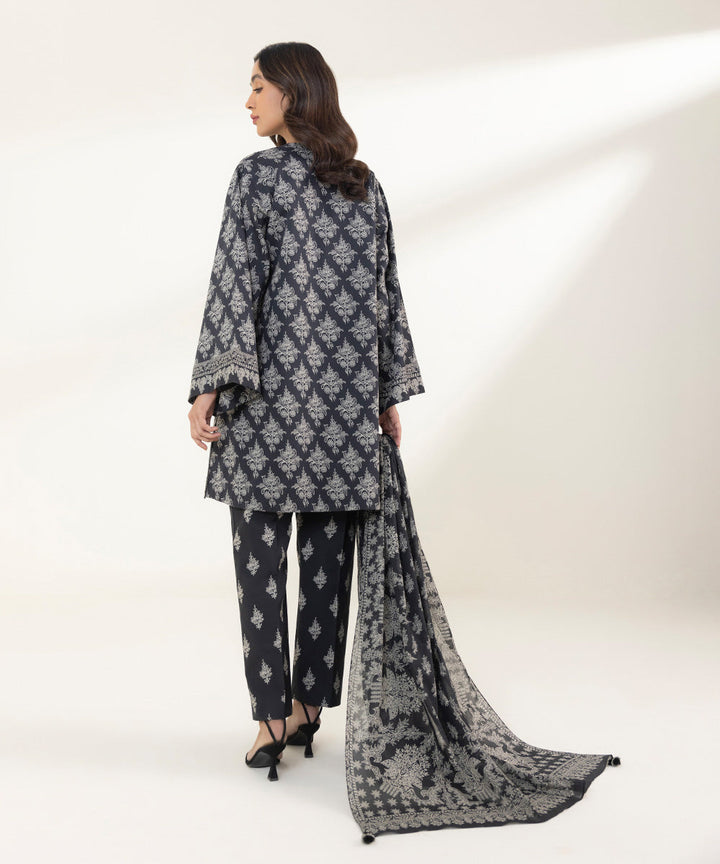 3 Piece - Printed Lawn Suit