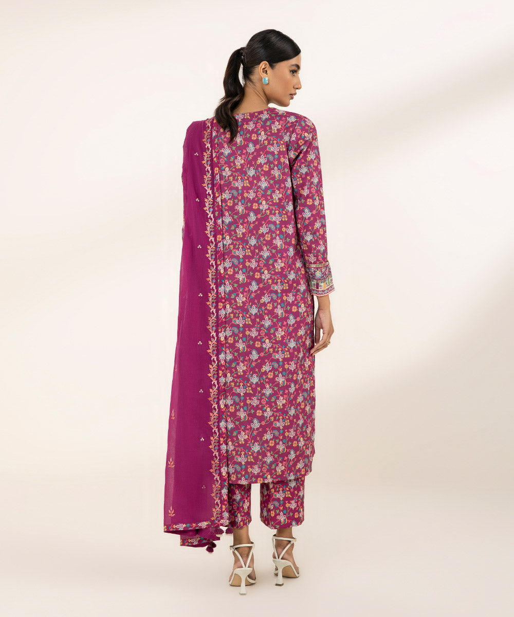 3 Piece - Embroidered Lawn Suit